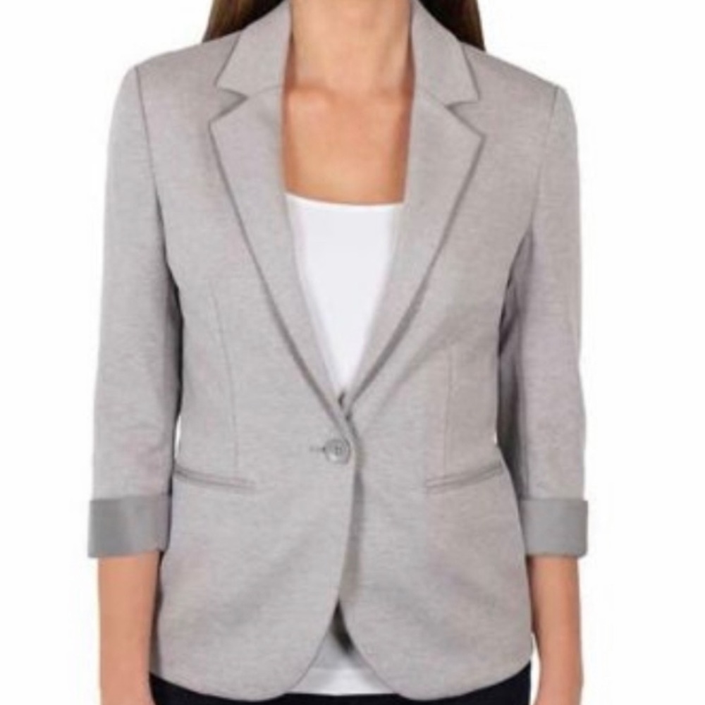 Nicole Miller Original Lined One Button Blazer